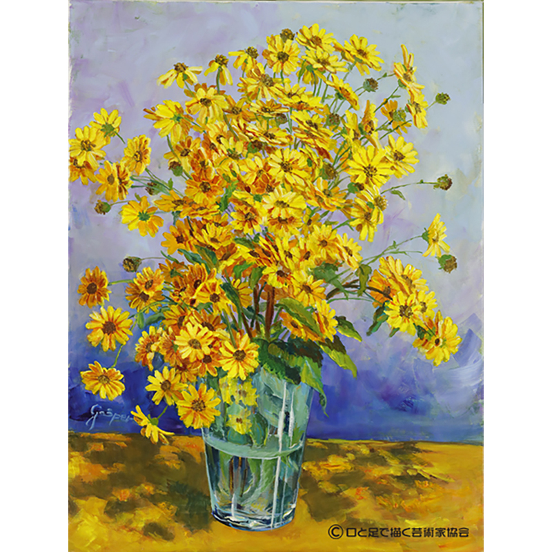 ボタニカルアート 絵画 YAN ROSE 蝶 フラワー